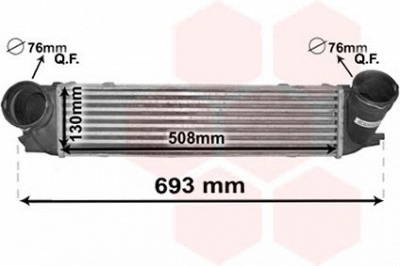 VAN WEZEL 06004473 -  Интеркулер